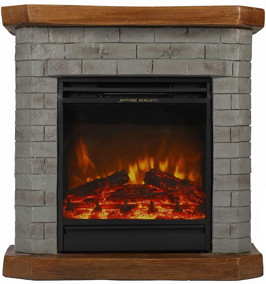 Apuesto eléctrica chimenea LED stand chimenea/pared chimenea