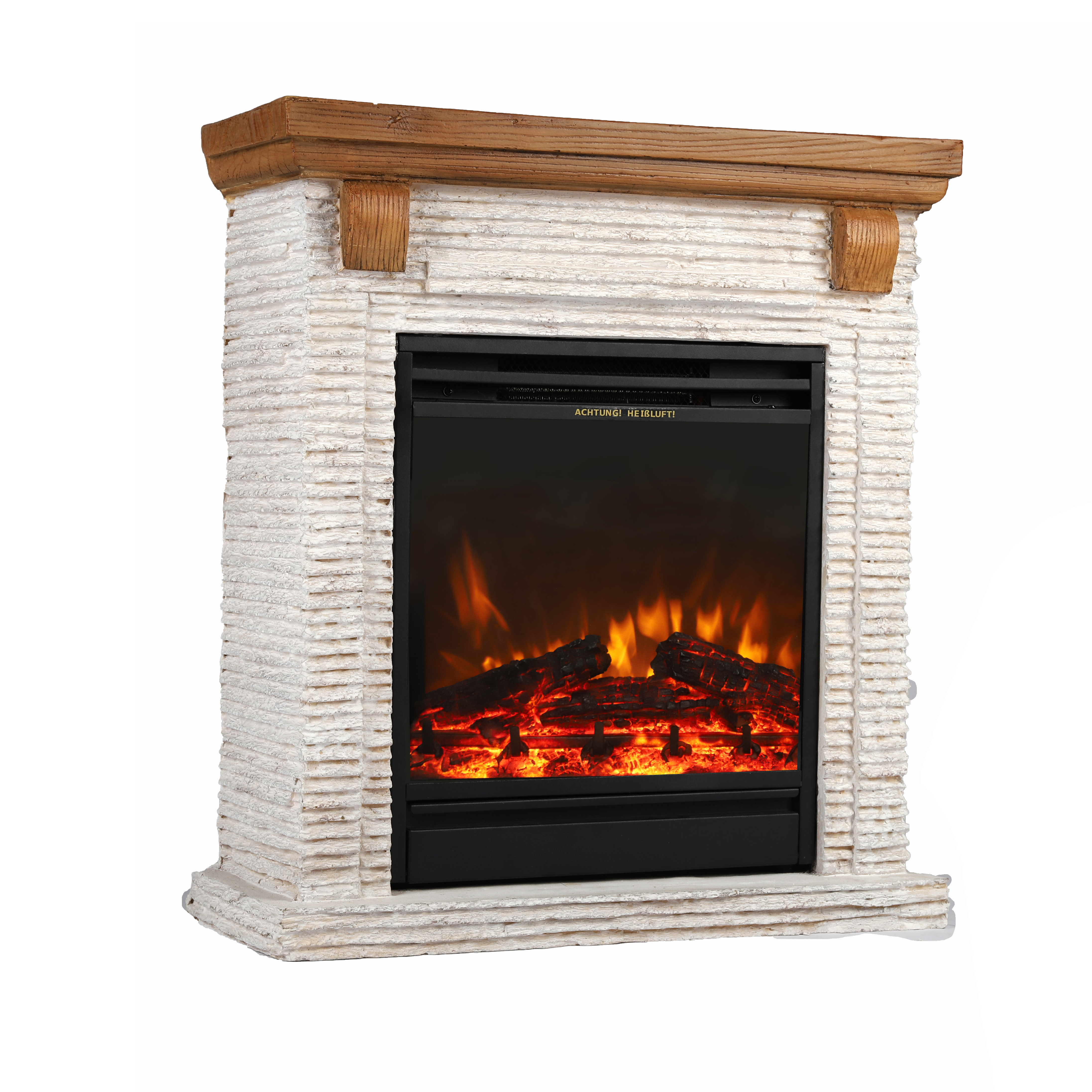 Elektrokamin Elektrischer Kamin LED Standkamin/Wandkamin Heizgerät