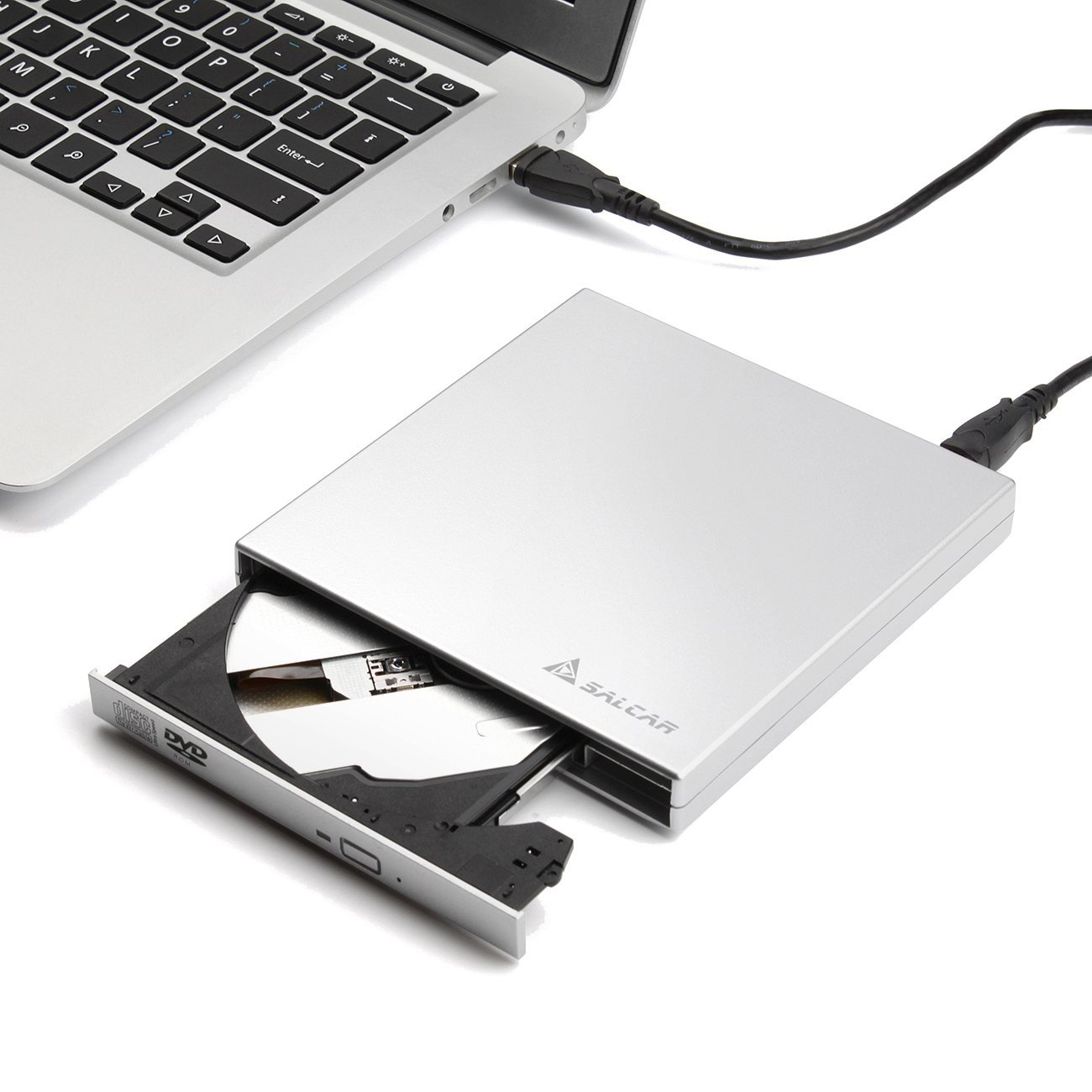 Externes CD/DVD Laufwerk DVD Combo CD-RW Portable Slim USB CD Brenner
